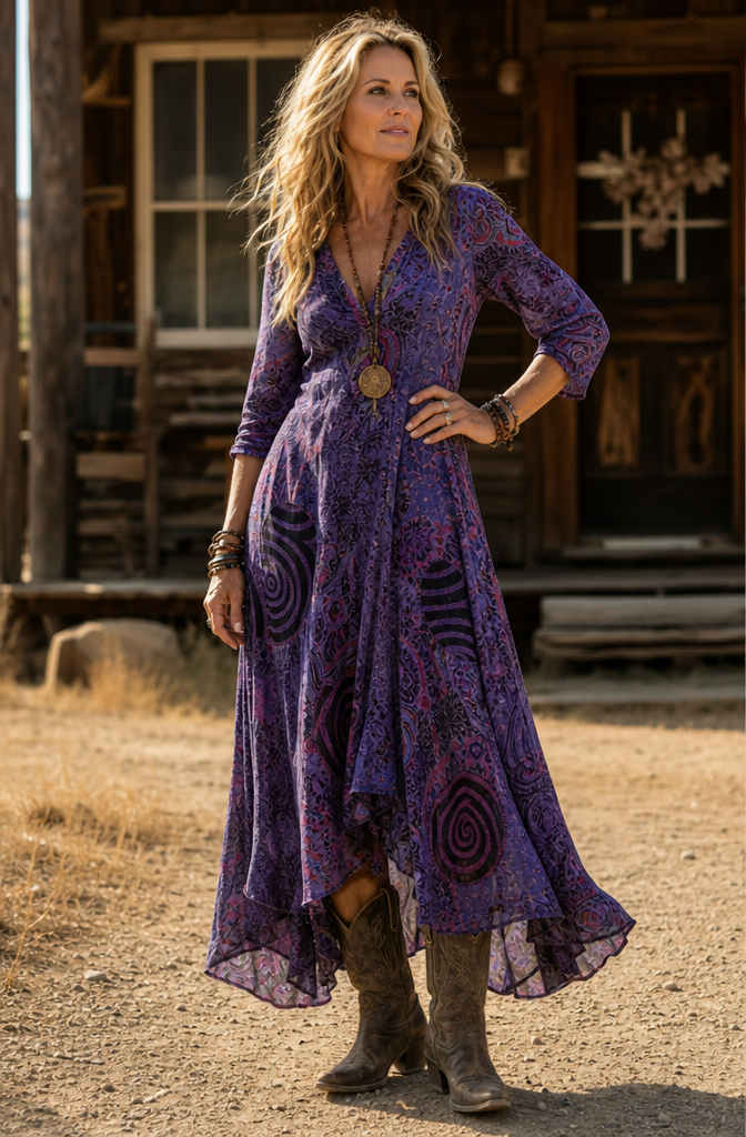Caelina | Vintage Bohemian Summer Dress