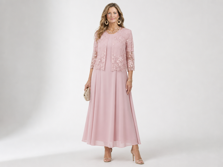 Adina™ - Elegant Floral Printed Summer Dress
