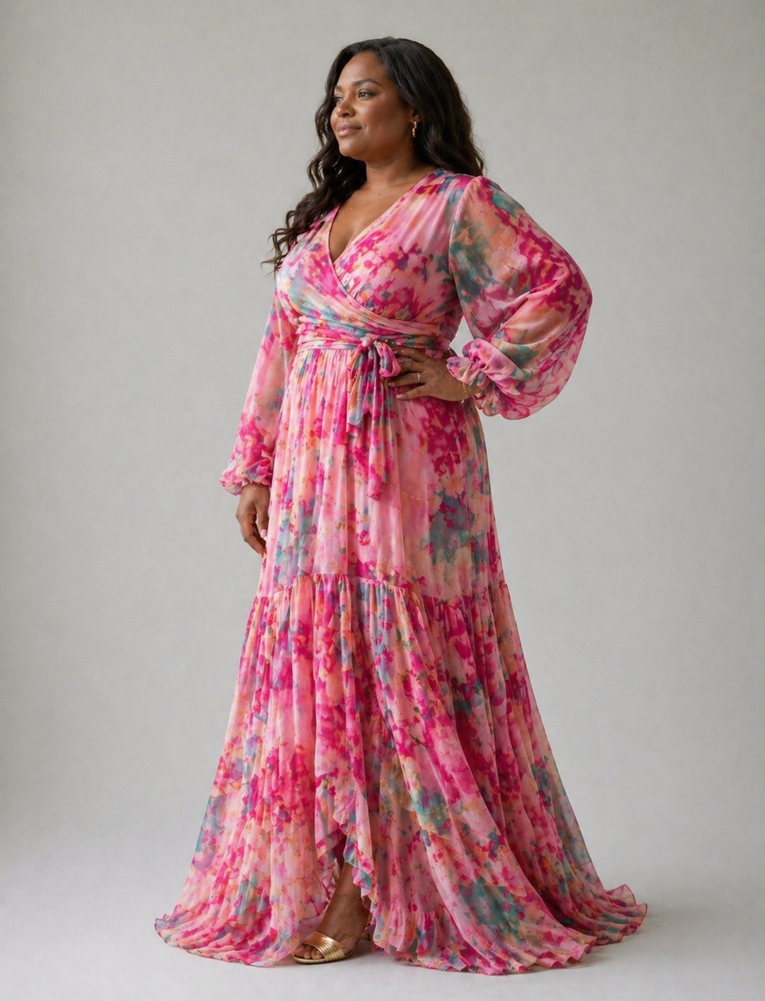 Josie™ | Wrap Dress with Floral Print