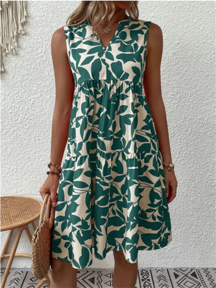 TASHA | Flowy Bloom Midi Dress