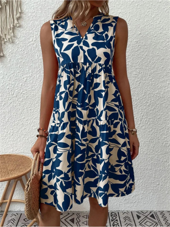 TASHA | Flowy Bloom Midi Dress