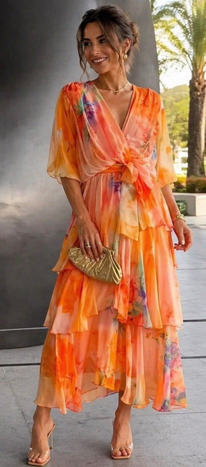 Maisie™ |Layered Floral Sun Dress