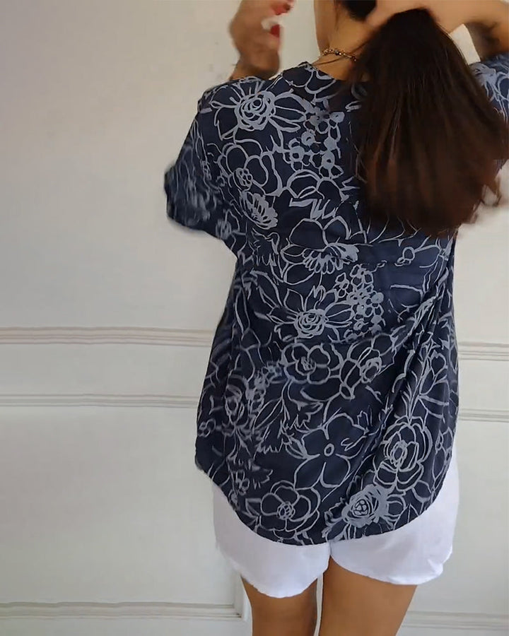 Avenisse™ | Floral Print Blouse