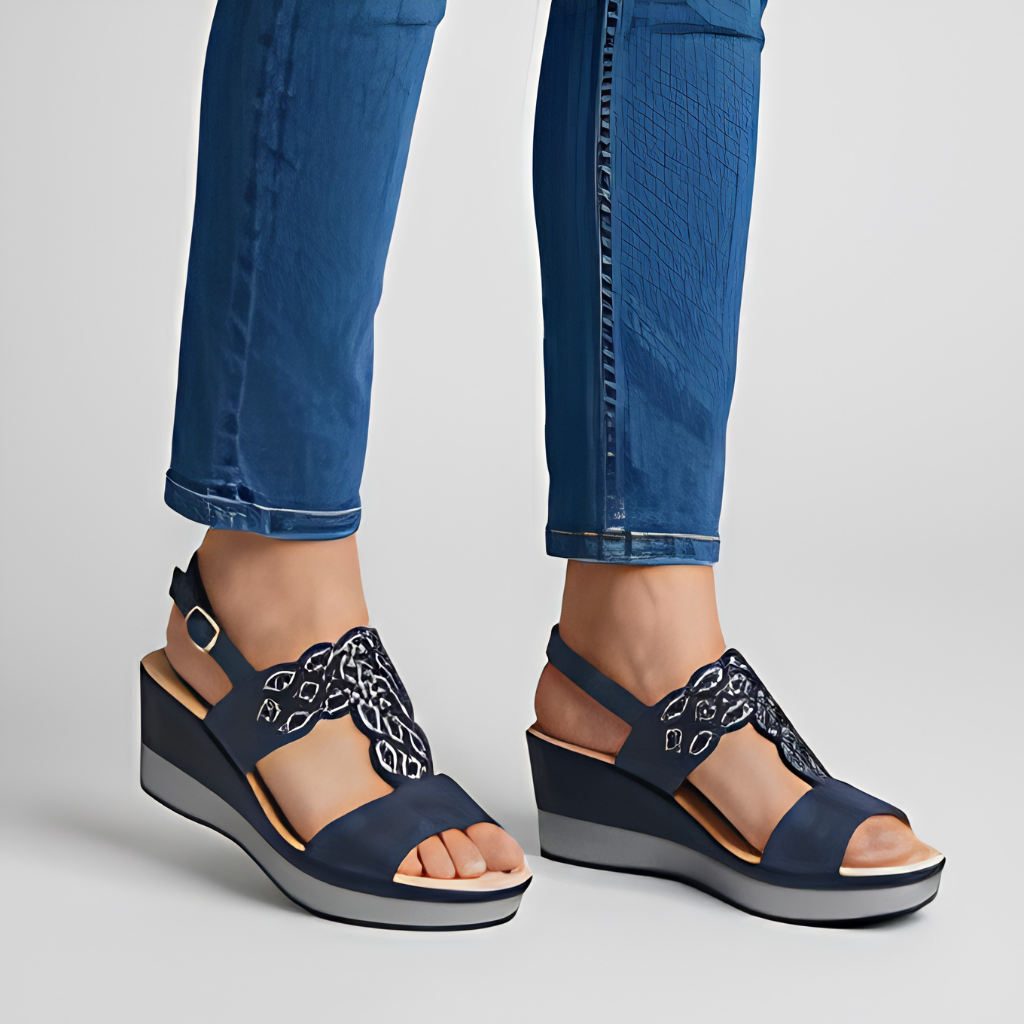 Sally™ | Chic Open-Toe Comfortable Wedge Sandals