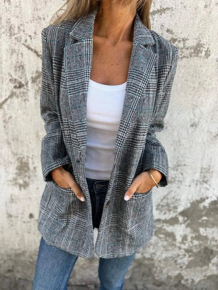 Bonita™ | Classic Check Blazer Jacket