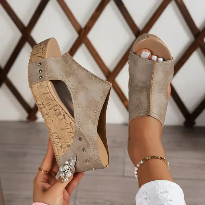 Narella™ | Comfort Lift Wedge Sandals