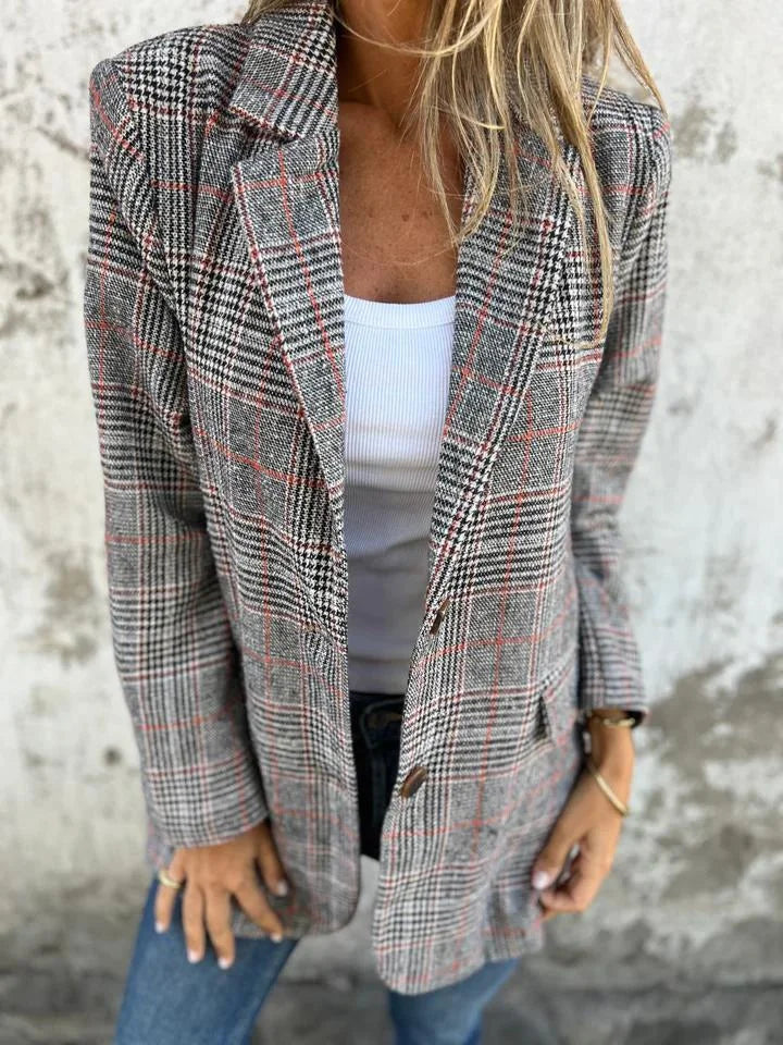 Bonita™ | Classic Check Blazer Jacket