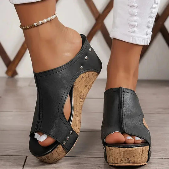 Narella™ | Comfort Lift Wedge Sandals