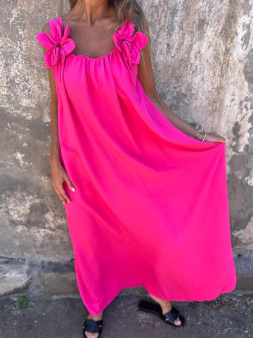 Philippa™ | Modern Boho Flower Detail Dress