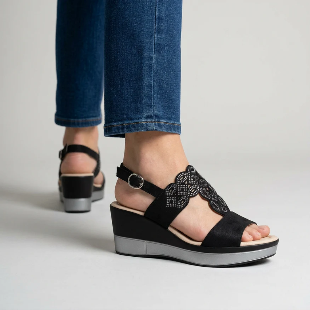Sally™ | Chic Open-Toe Comfortable Wedge Sandals