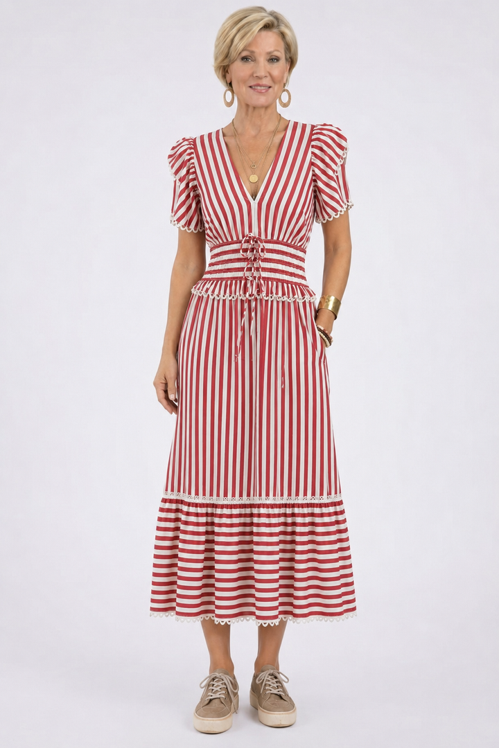 Romy™ | Striped Boho Dress