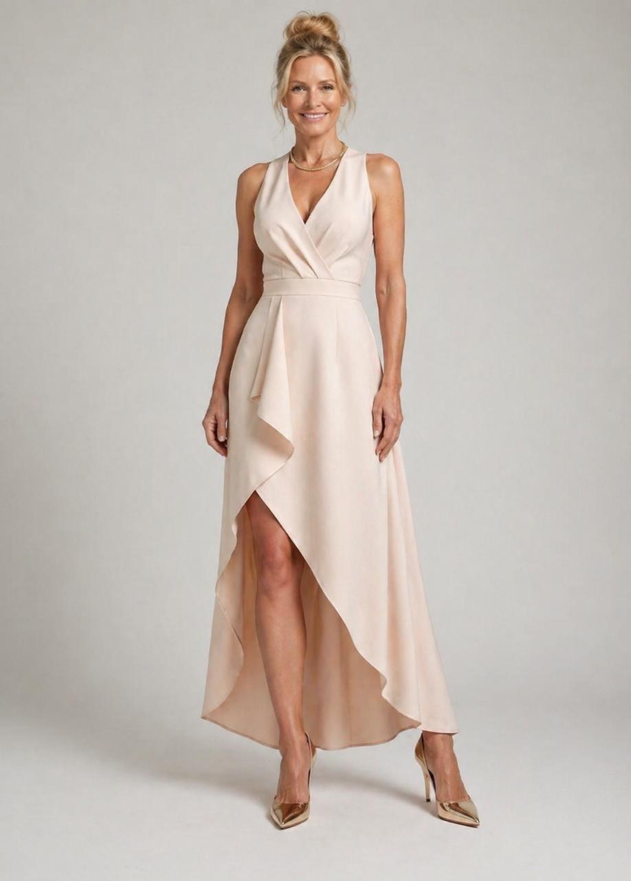 Dottie™ |Midi Wrap Dress with V-Neck