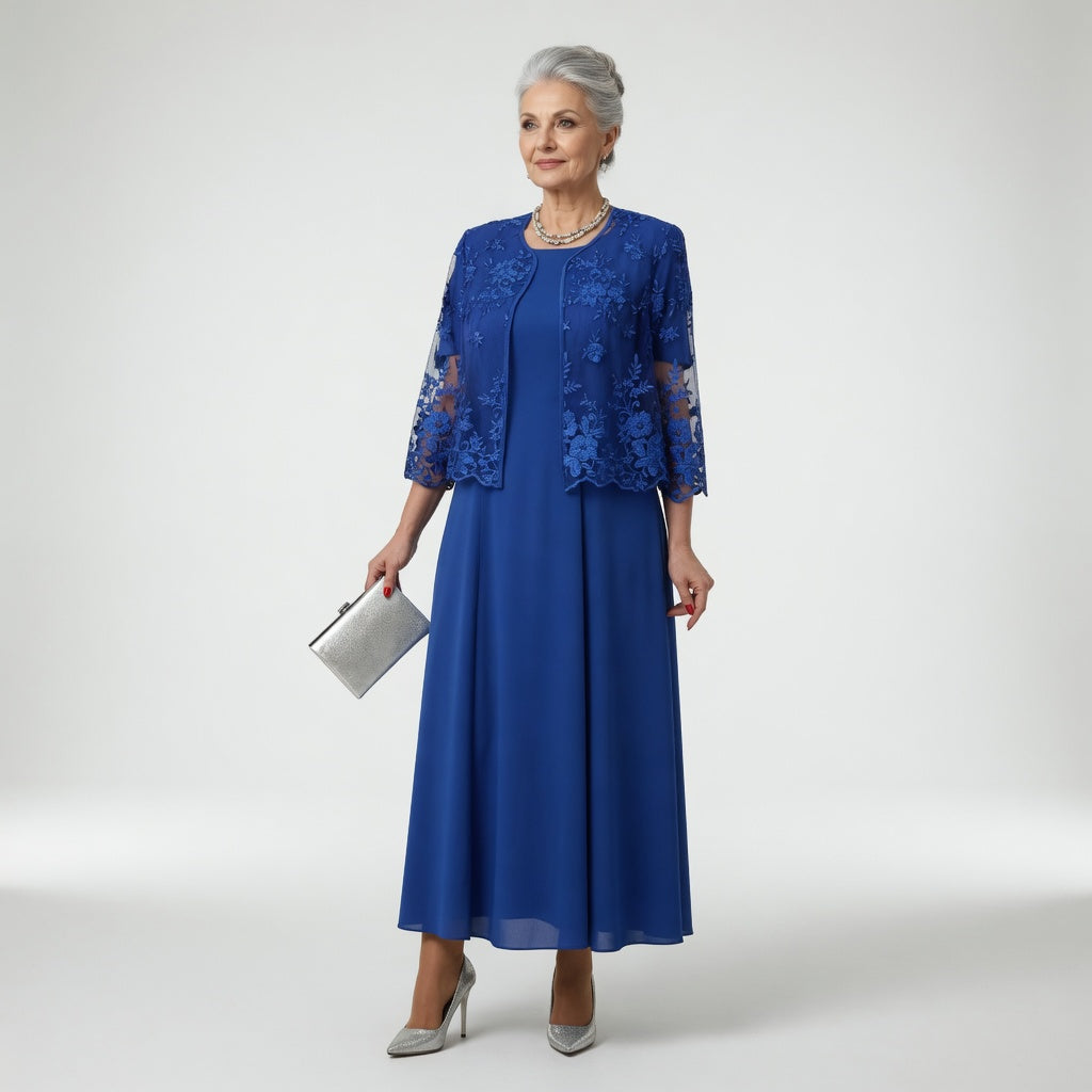 Adina™ - Elegant Floral Printed Summer Dress