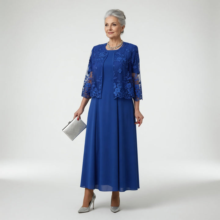 Adina™ - Elegant Floral Printed Summer Dress