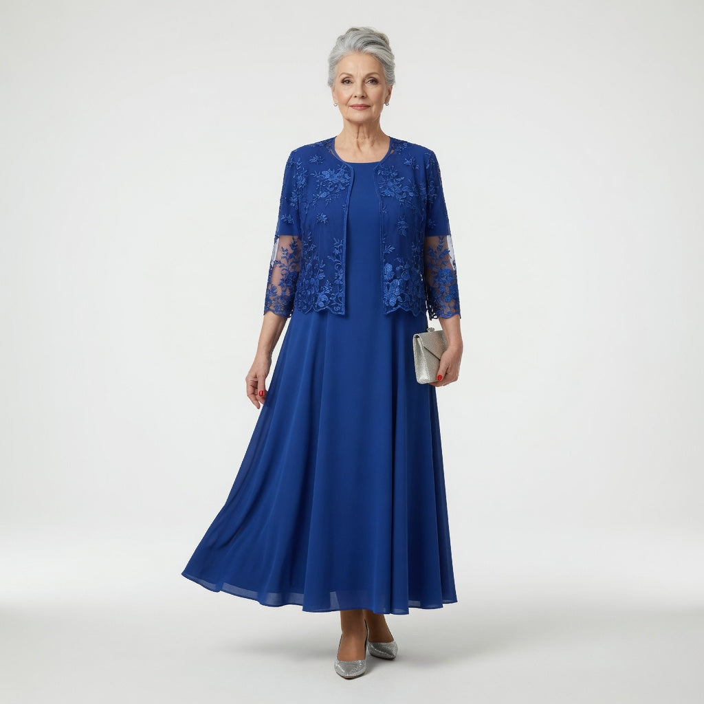 Adina™ - Elegant Floral Printed Summer Dress