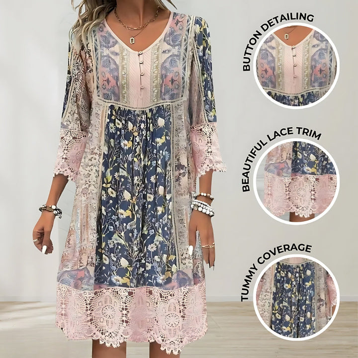 NAYA | Luxe Boho Flowing Midi Dress