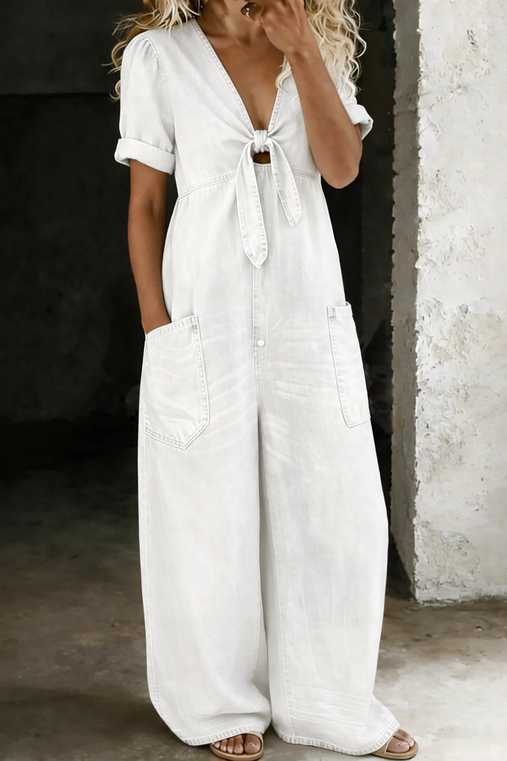 Junia™ | Relaxed weekend denim jumpsuit