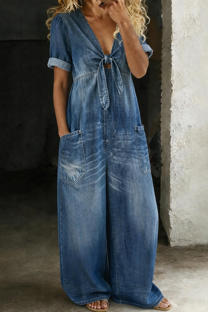 Junia™ | Relaxed weekend denim jumpsuit