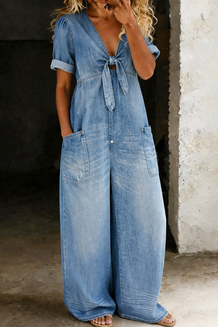 Junia™ | Relaxed weekend denim jumpsuit