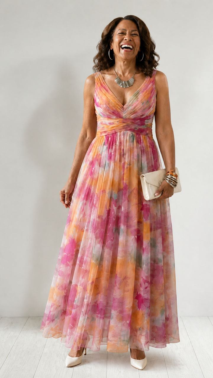Carina™ | Soft Wrap Maxi Dress