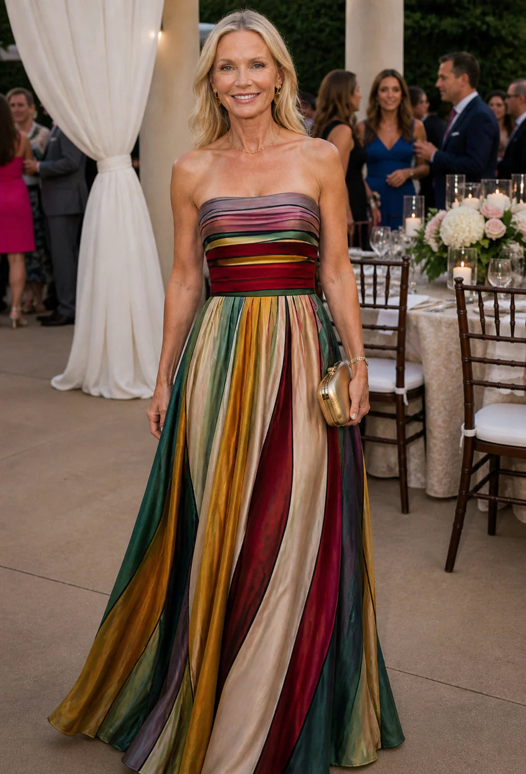 TALMA™ | Effortless Strapless A-Line Dress