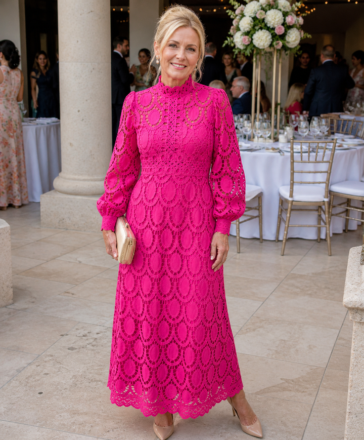 Glenna™ | Lace Midi Dress