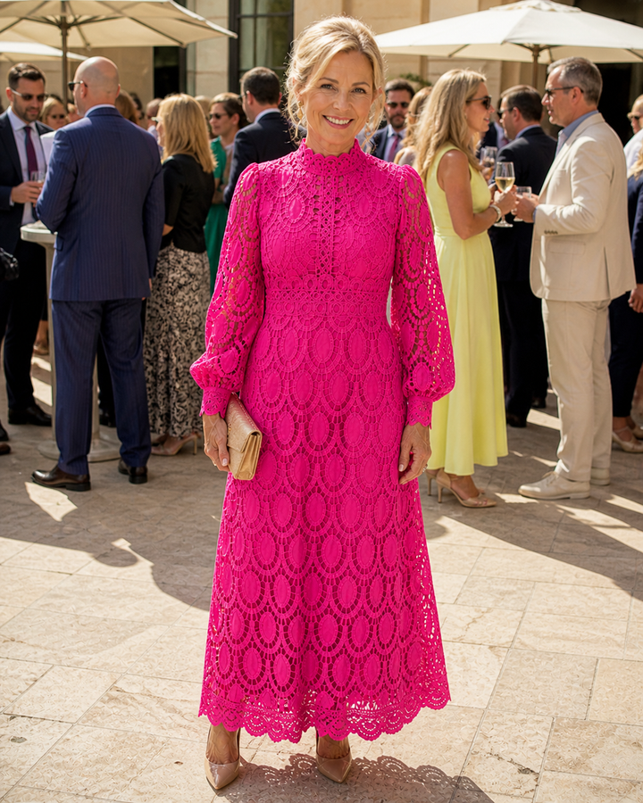 Glenna™ | Lace Midi Dress
