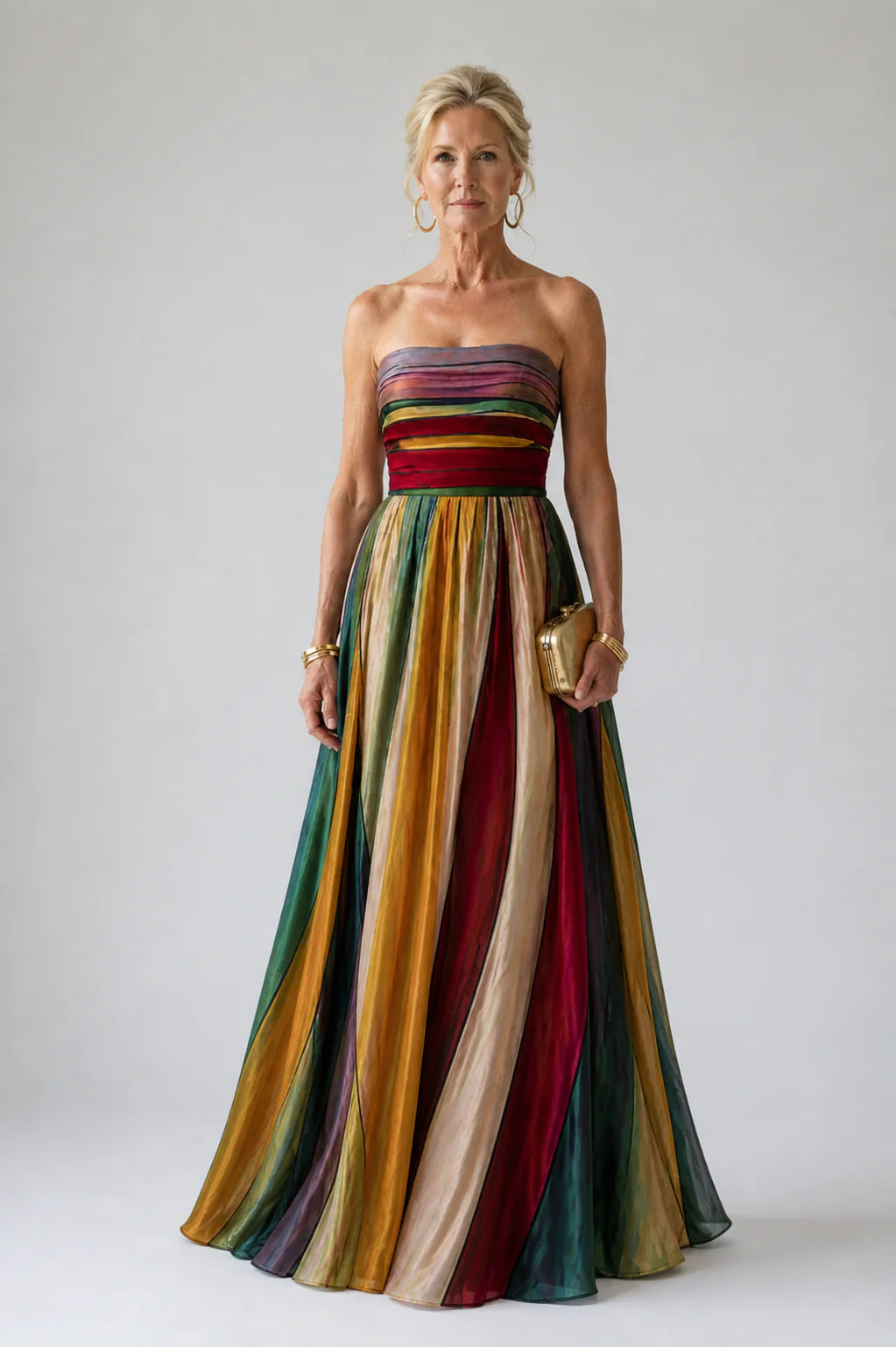 TALMA™ | Effortless Strapless A-Line Dress