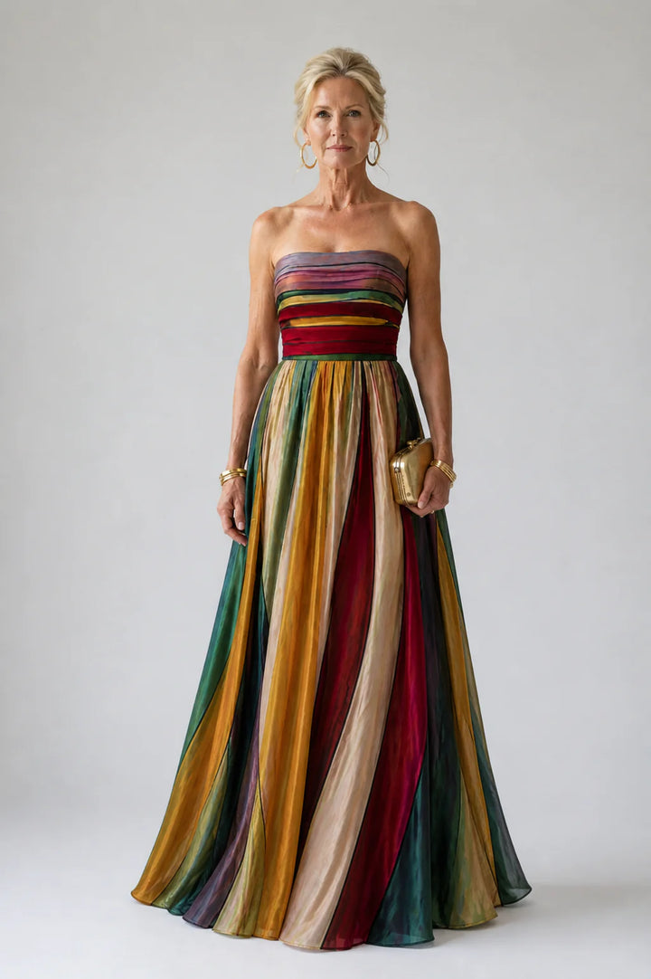 TALMA™ | Effortless Strapless A-Line Dress