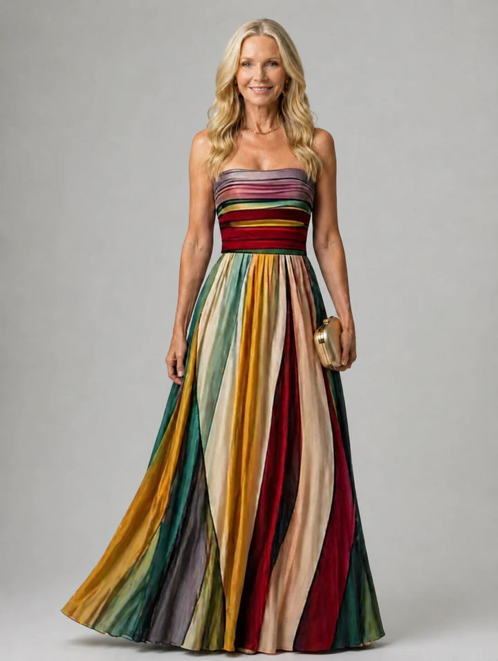 TALMA™ | Effortless Strapless A-Line Dress
