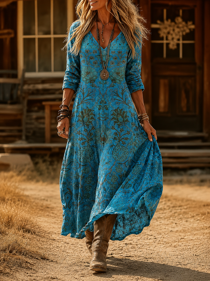 Belvina | Vintage Bohemian Summer Dress