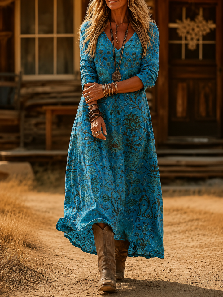 Belvina | Vintage Bohemian Summer Dress