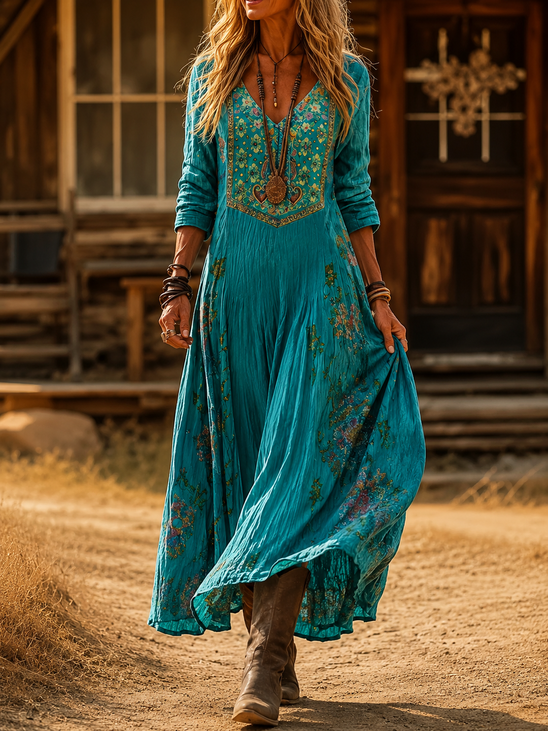 Laura | Vintage Bohemian Summer Dress