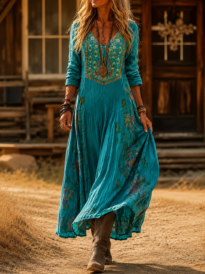 Laura | Vintage Bohemian Summer Dress