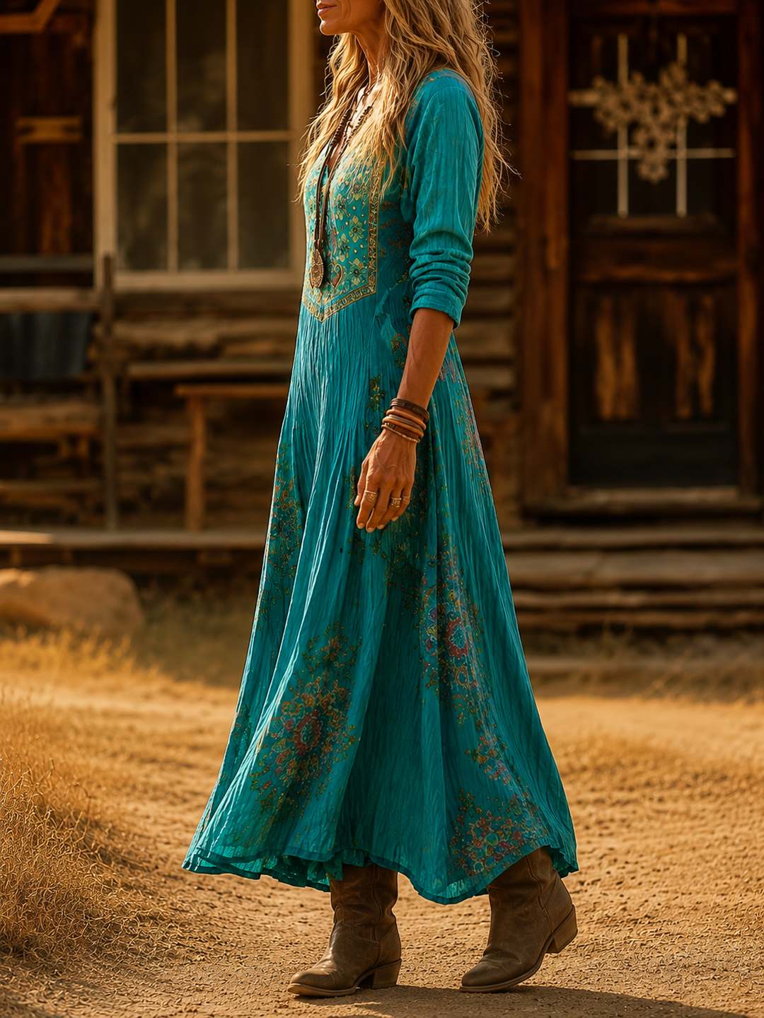 Blyssa | Vintage Bohemian Summer Dress
