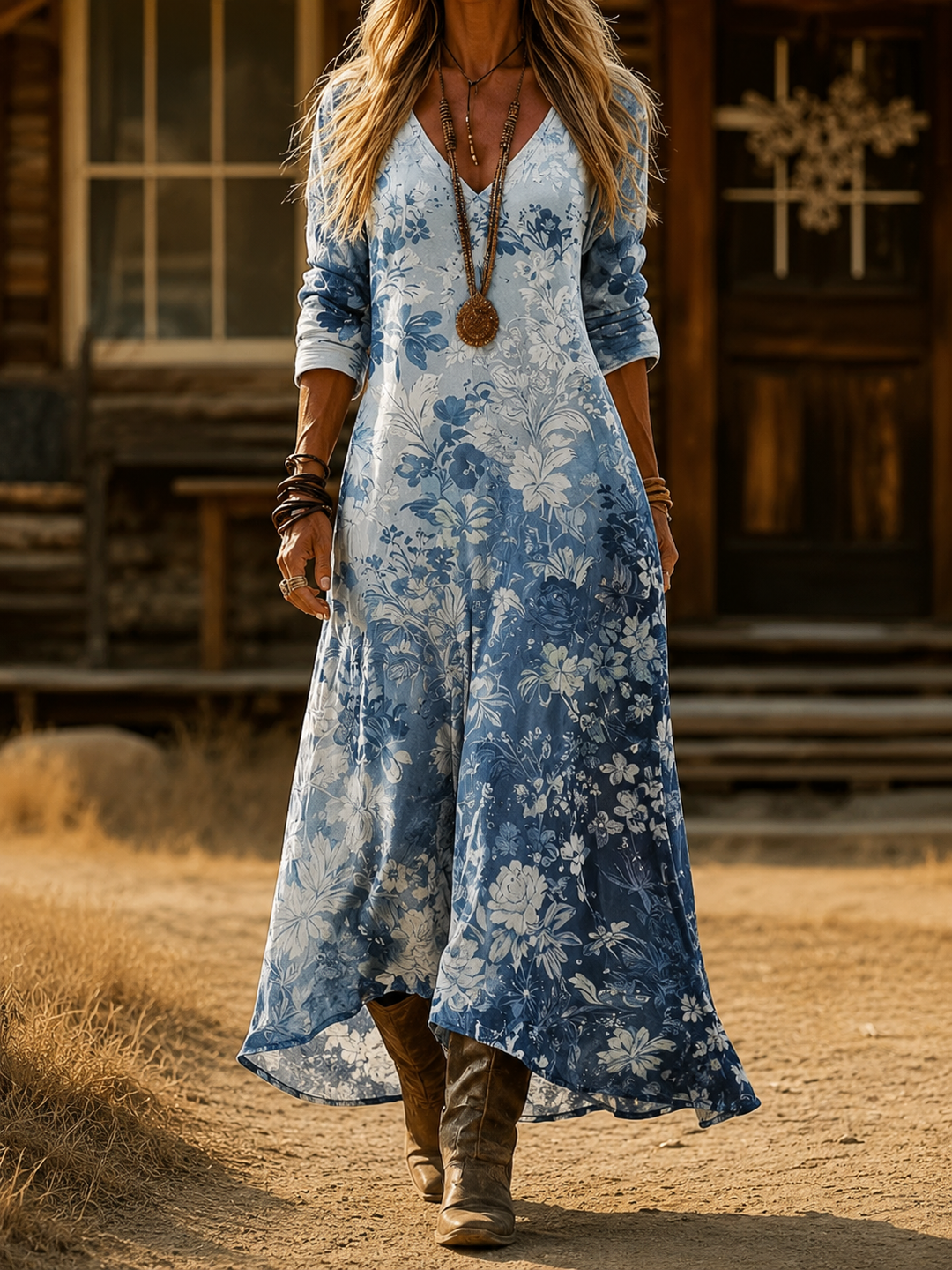 Briallen | Vintage Bohemian Summer Dress