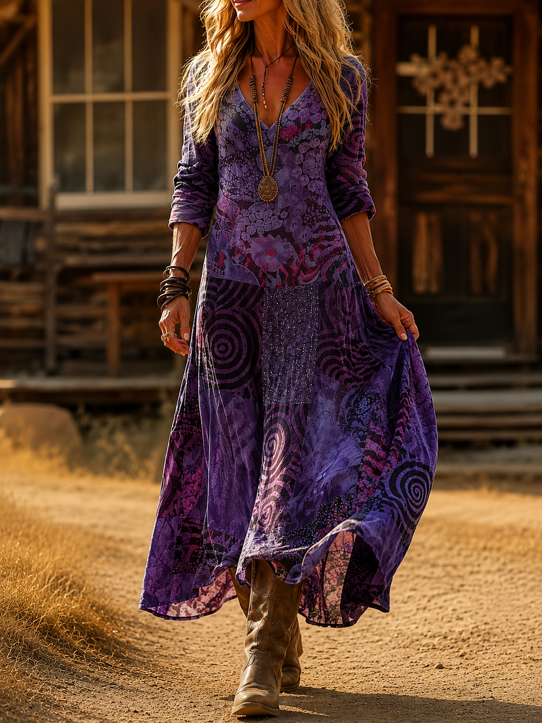 Caelina | Vintage Bohemian Summer Dress