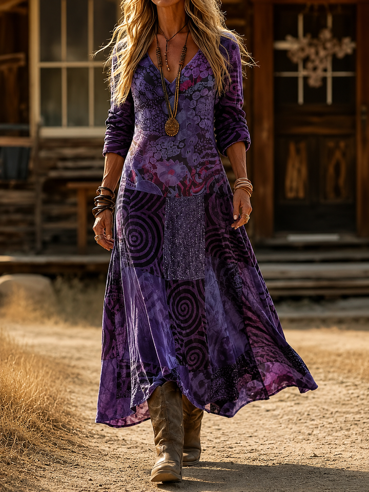 Caelina | Vintage Bohemian Summer Dress