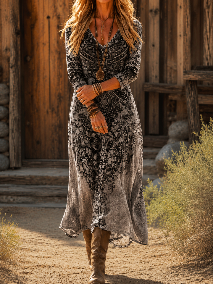 Celandra | Vintage Bohemian Summer Dress