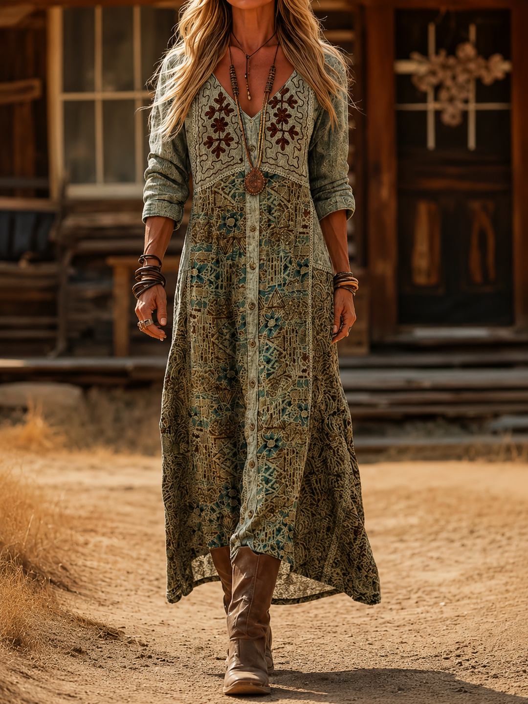 Cerelia | Vintage Bohemian Summer Dress