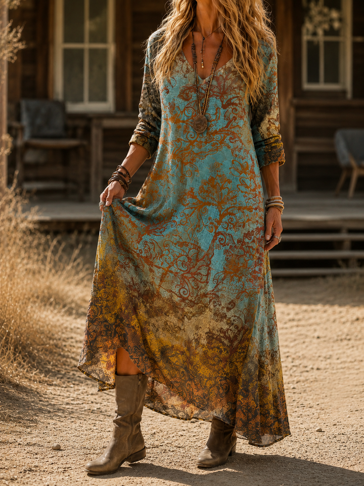 Anjelica | Vintage Bohemian Summer Dress