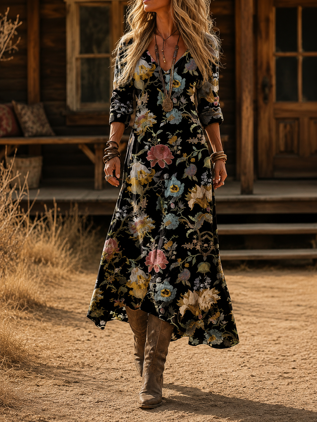 Ardelle | Vintage Bohemian Summer Dress