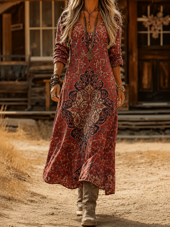 Arlisse | Vintage Bohemian Summer Dress