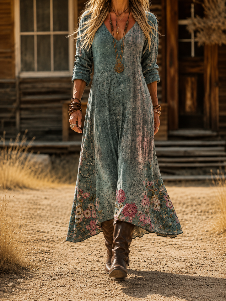 Asteria | Vintage Bohemian Summer Dress