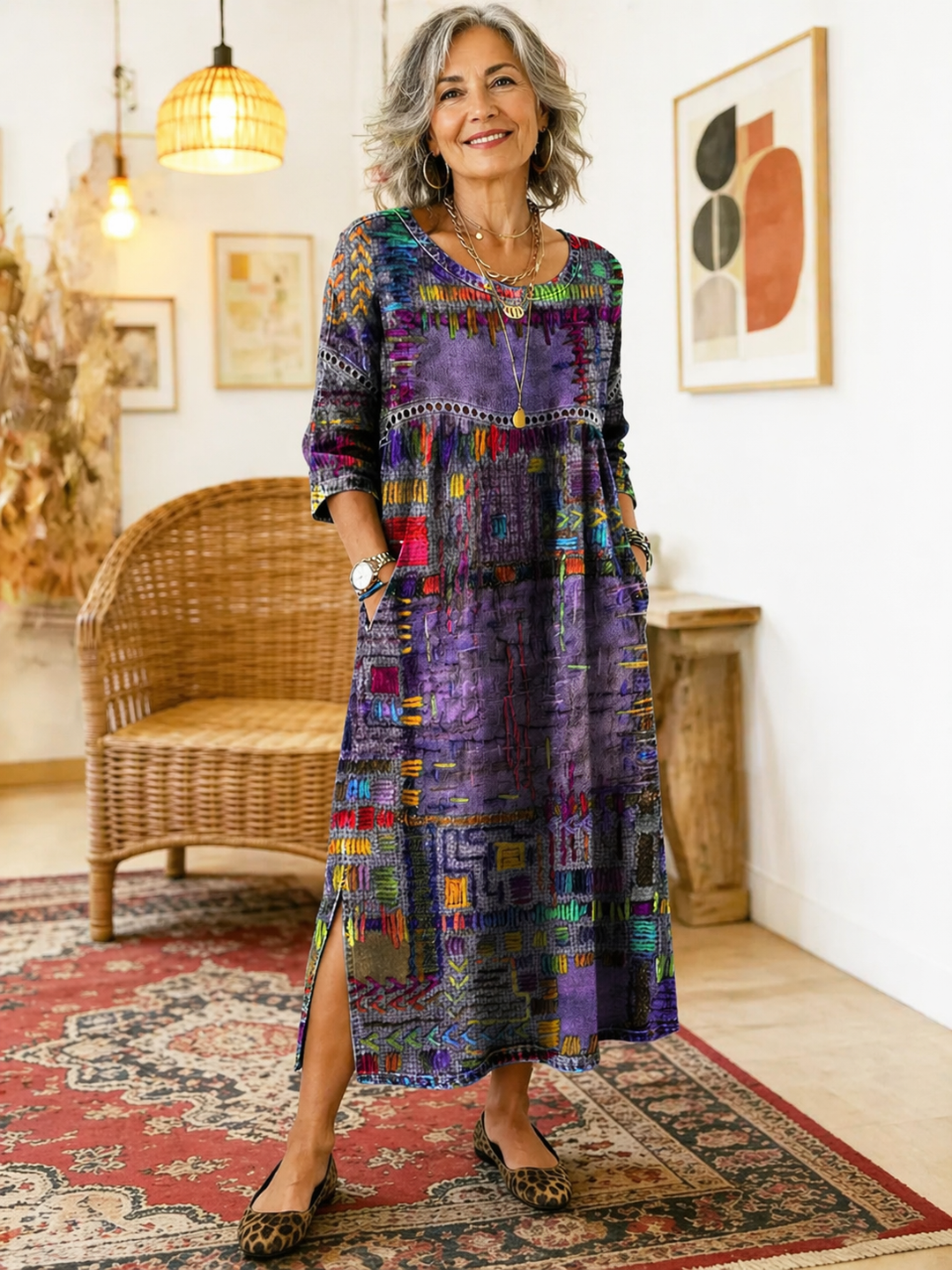 MANUELA™ | VIBRANT ARTISTIC EVERYDAY DRESS