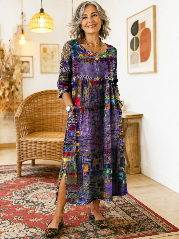 MANUELA™ | VIBRANT ARTISTIC EVERYDAY DRESS