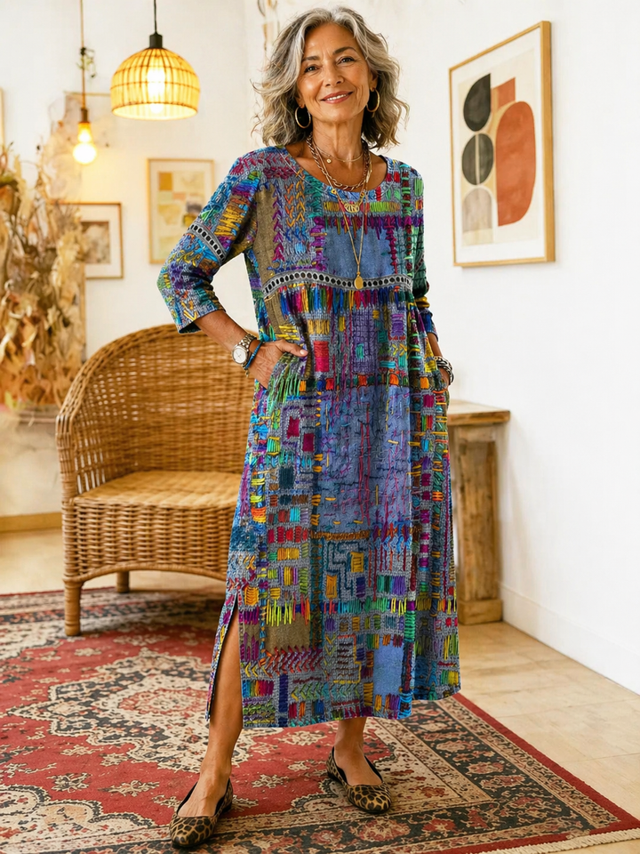 MANUELA™ | VIBRANT ARTISTIC EVERYDAY DRESS