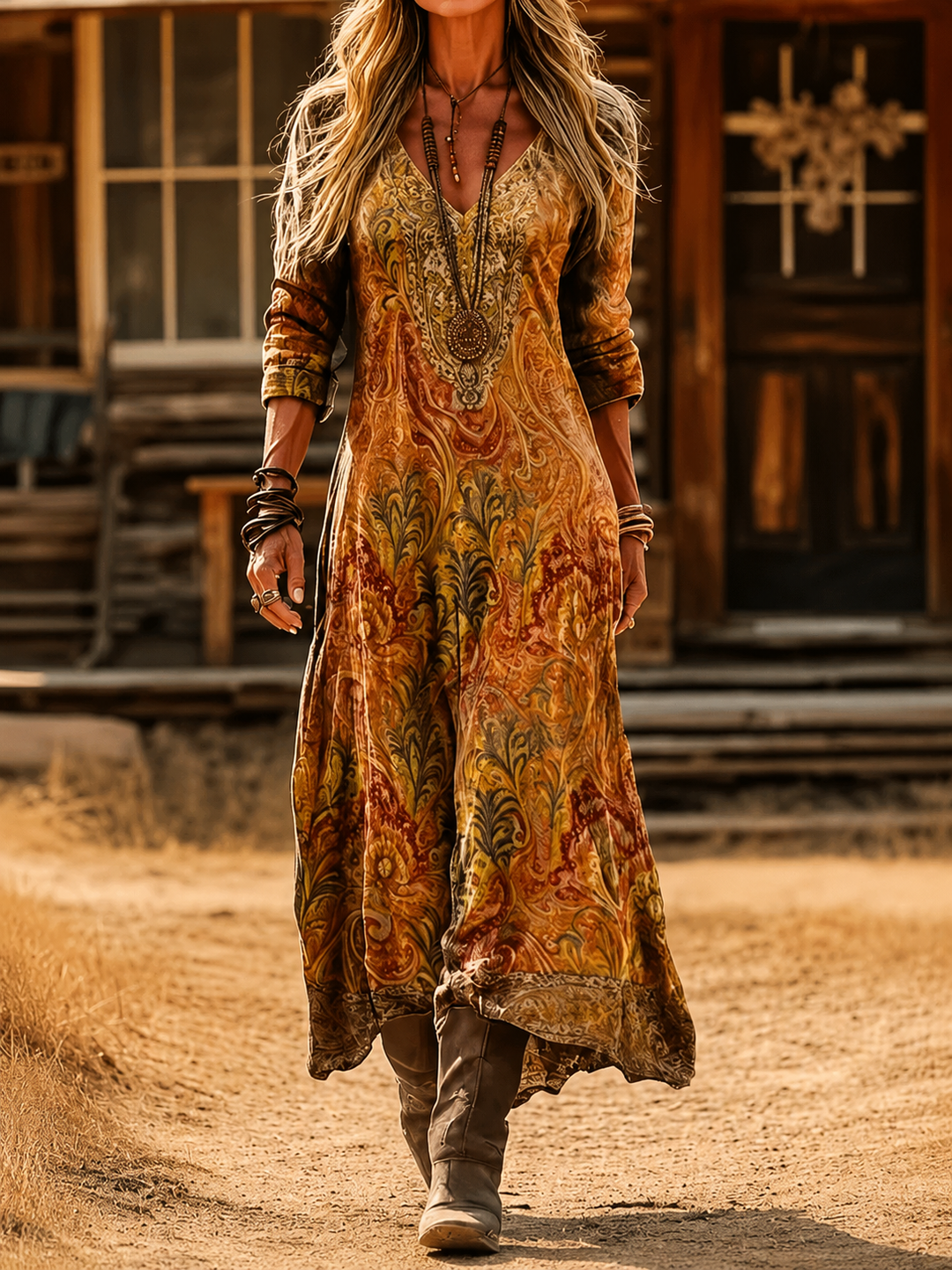 Laura | Vintage Bohemian Summer Dress