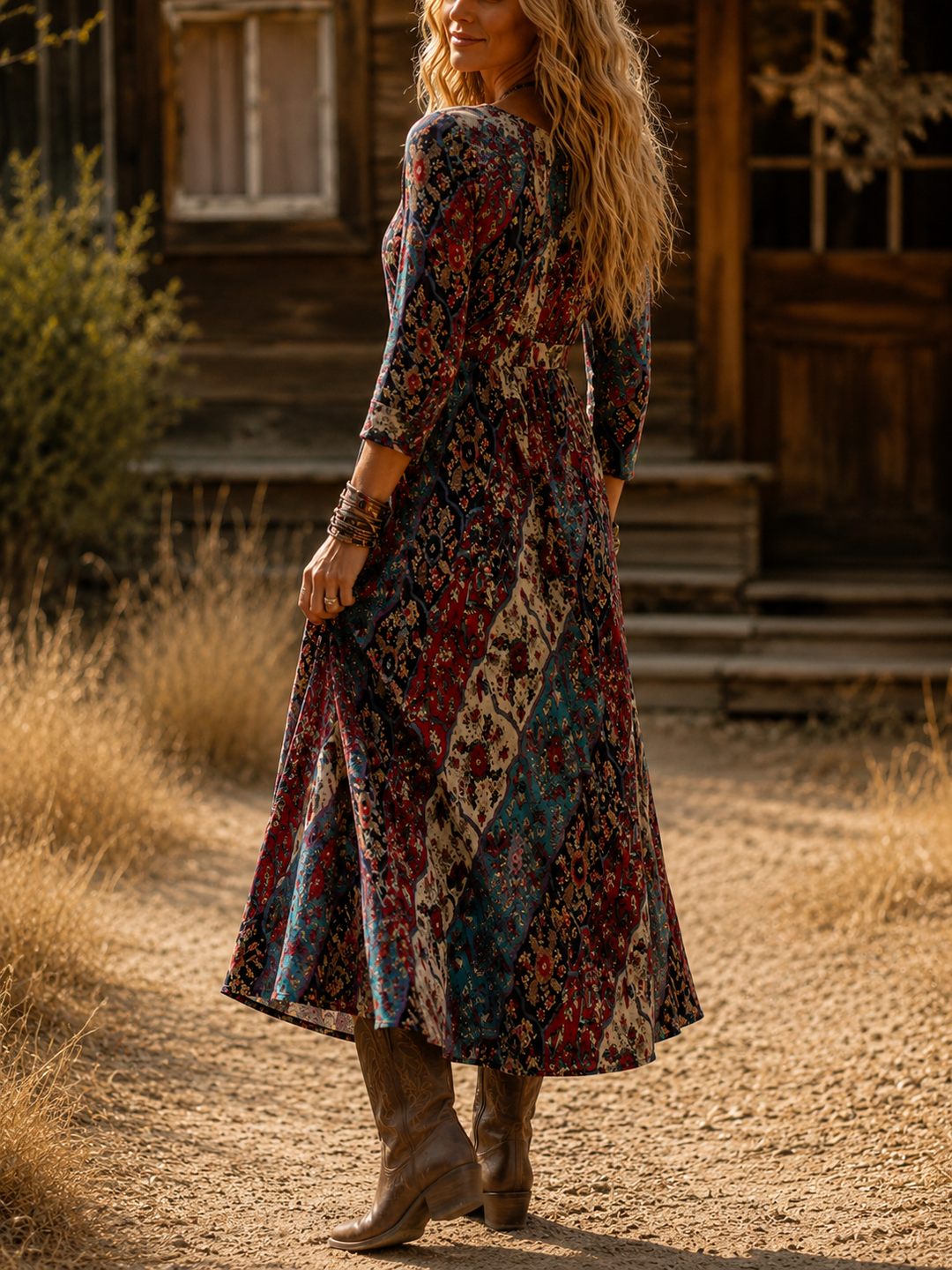 Aramina | Vintage Bohemian Summer Dress