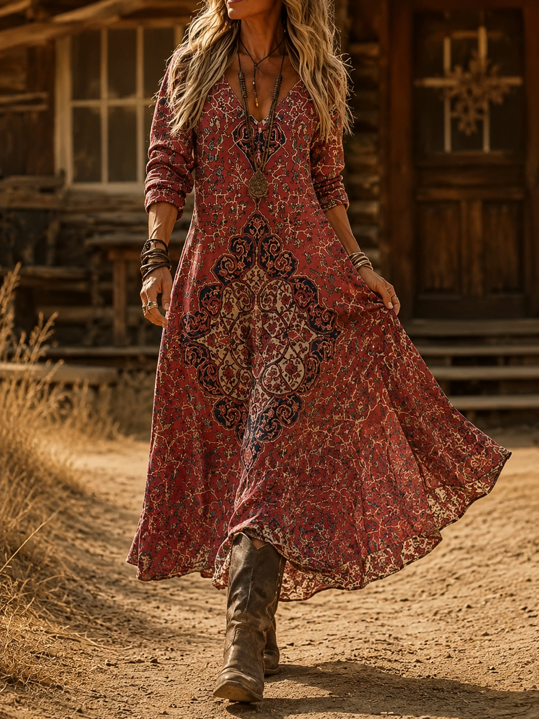 Arlisse | Vintage Bohemian Summer Dress